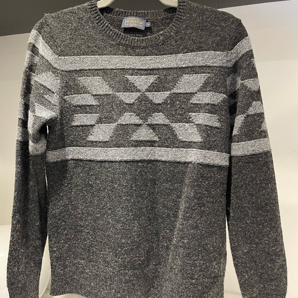 $180 Pendleton Washable Wool Aztec Sweater Women'… - image 6